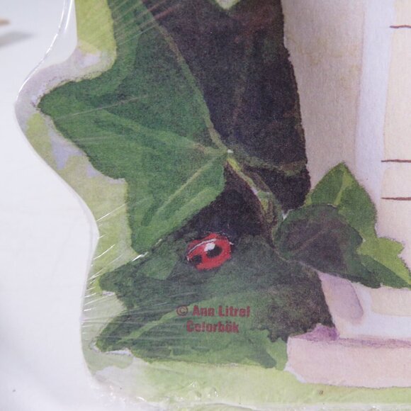 Birdhouse with Blue Bird Spring BLANK calendar Magnetic/hangs/tear off pages - Picture 3 of 7